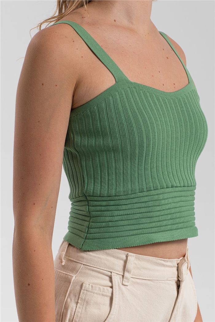 Avrile Fitilli Triko Atlet  MİNT YEŞİLİ  A91740-S