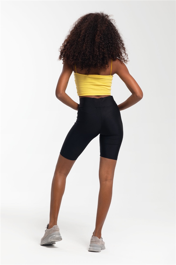 Avrile İnce Askılı Triko Crop  SARI  A21-10418