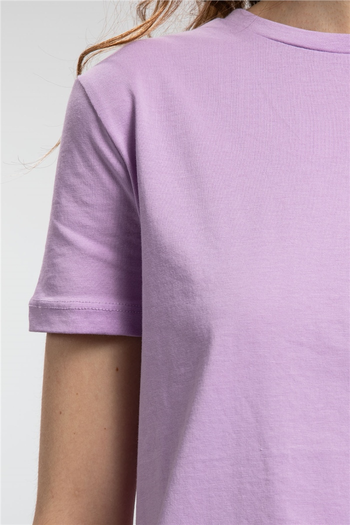 Avrile Kalp Baskılı T-Shirt  LİLA  A21-10432