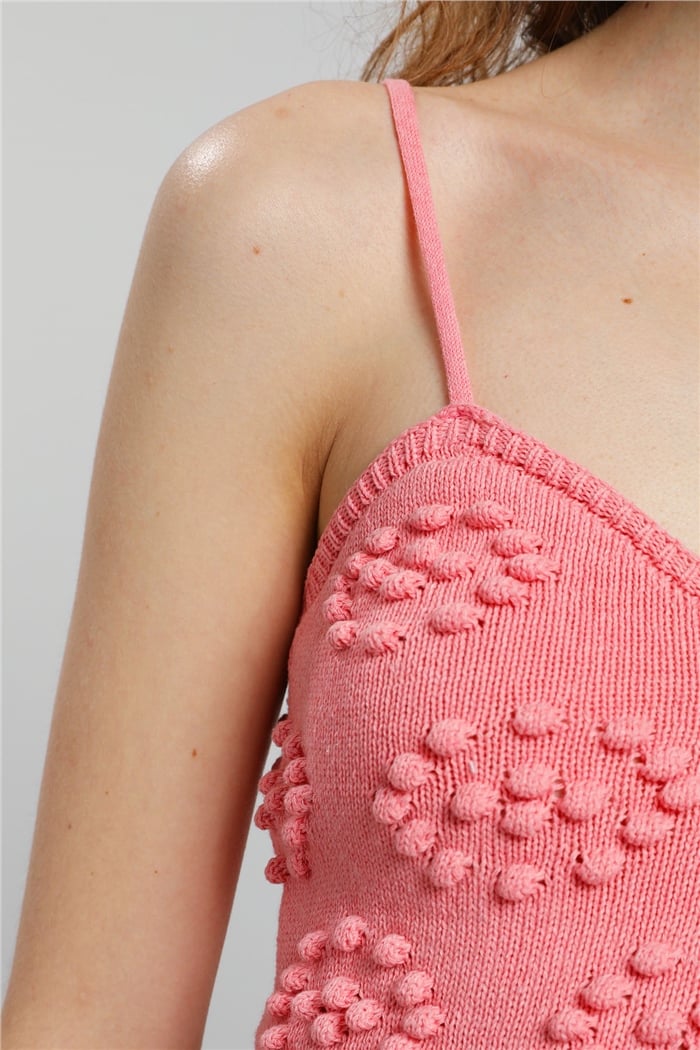 Avrile Ponponlu Triko Atlet  PEMBE  A91777-S