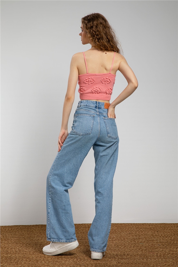 Avrile Ponponlu Triko Atlet  PEMBE  A91777-S