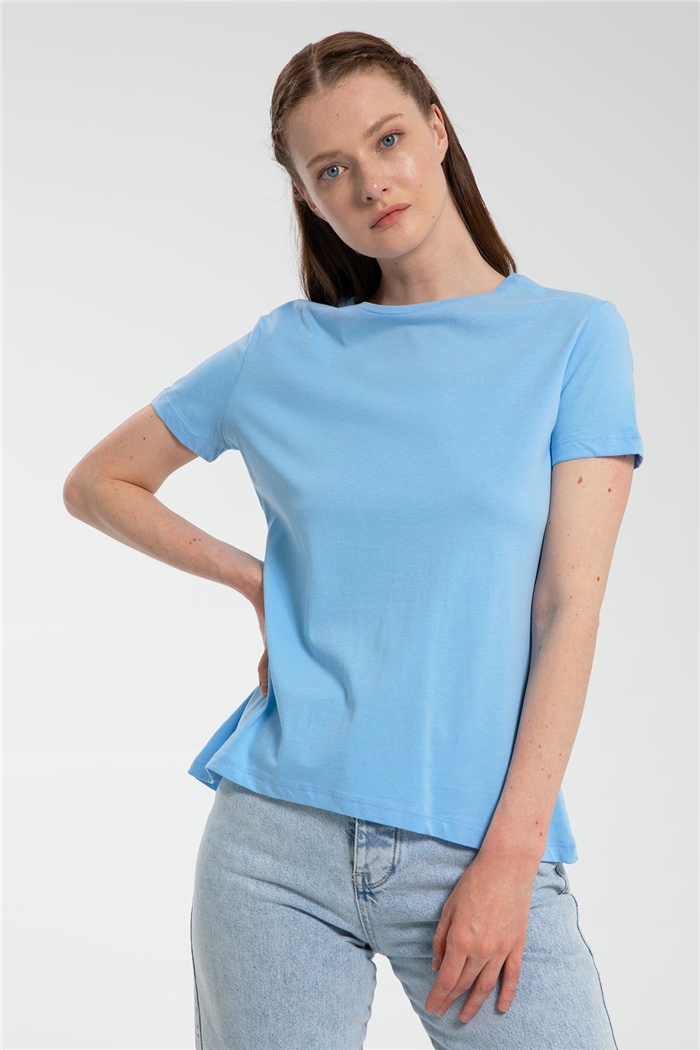 Avrile T-Shirt  BEBE MAVİ  A21-10427