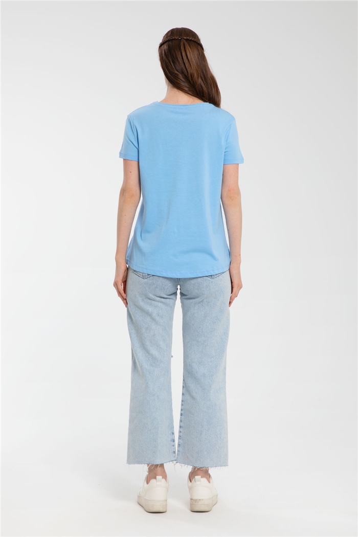 Avrile T-Shirt  BEBE MAVİ  A21-10427