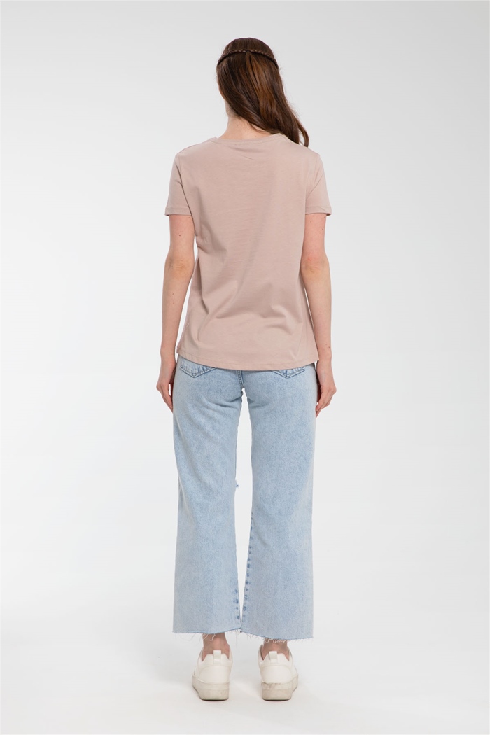 Avrile T-Shirt  BEJ  A21-10427