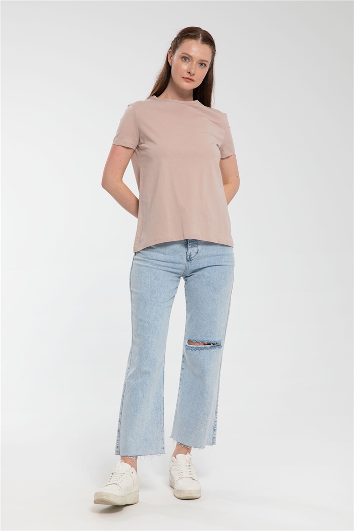 Avrile T-Shirt  BEJ  A21-10427