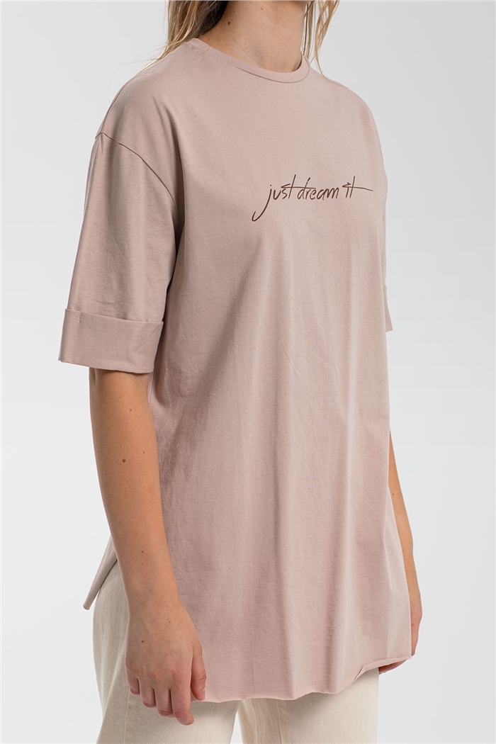 Avrile T-Shirt  BEJ  A21-10437
