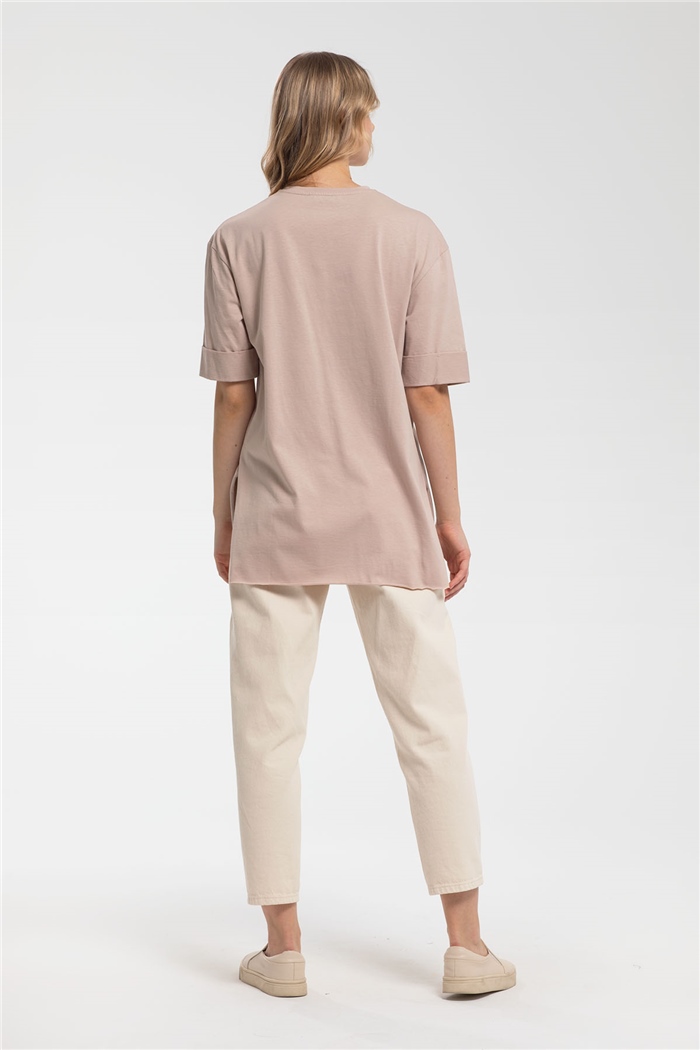 Avrile T-Shirt  BEJ  A21-10437