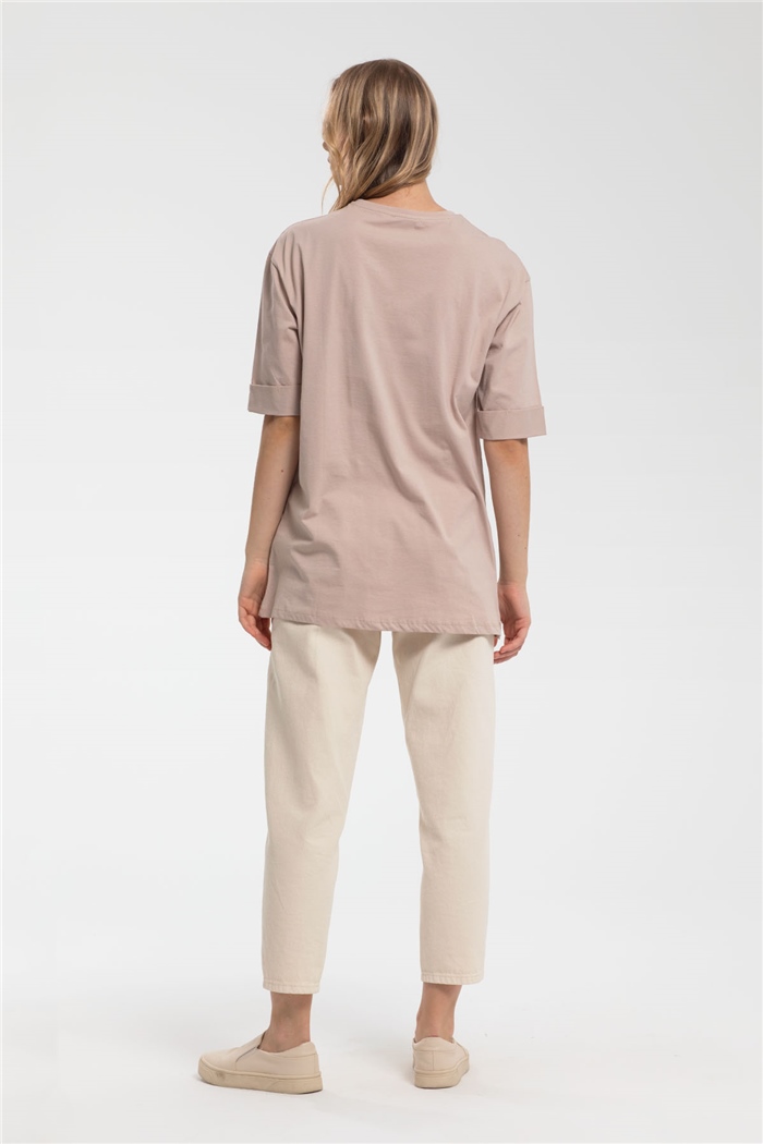 Avrile T-Shirt  BEJ  A21-10446