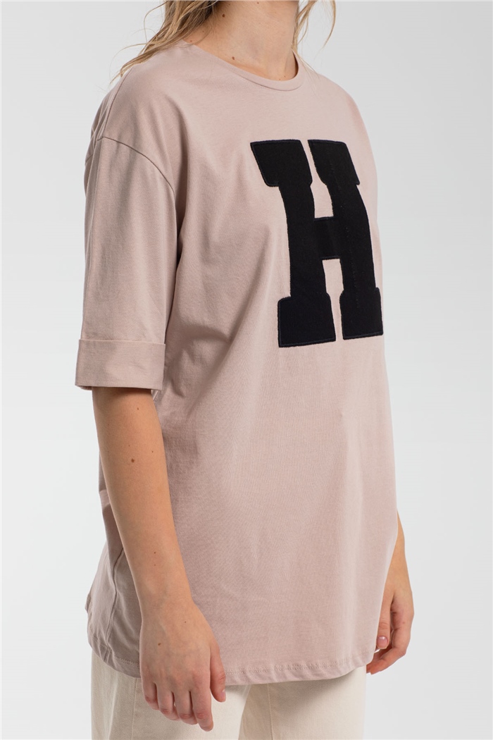 Avrile T-Shirt  BEJ  A21-10446