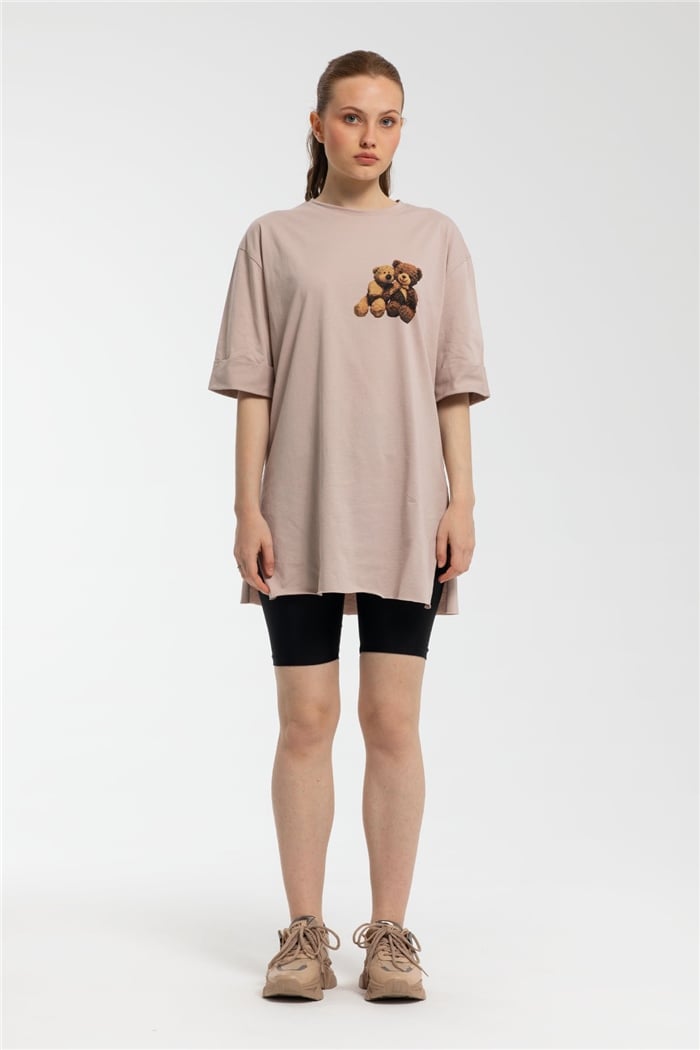 Avrile T-Shirt  BEJ  A21-10455