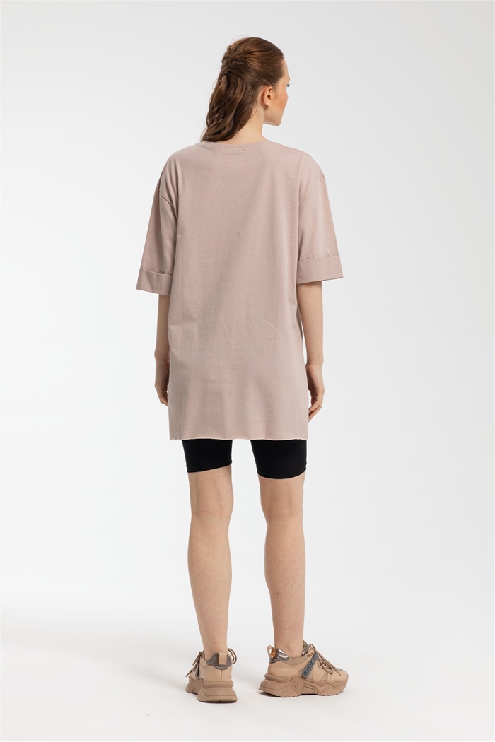 Avrile T-Shirt  BEJ  A21-10456