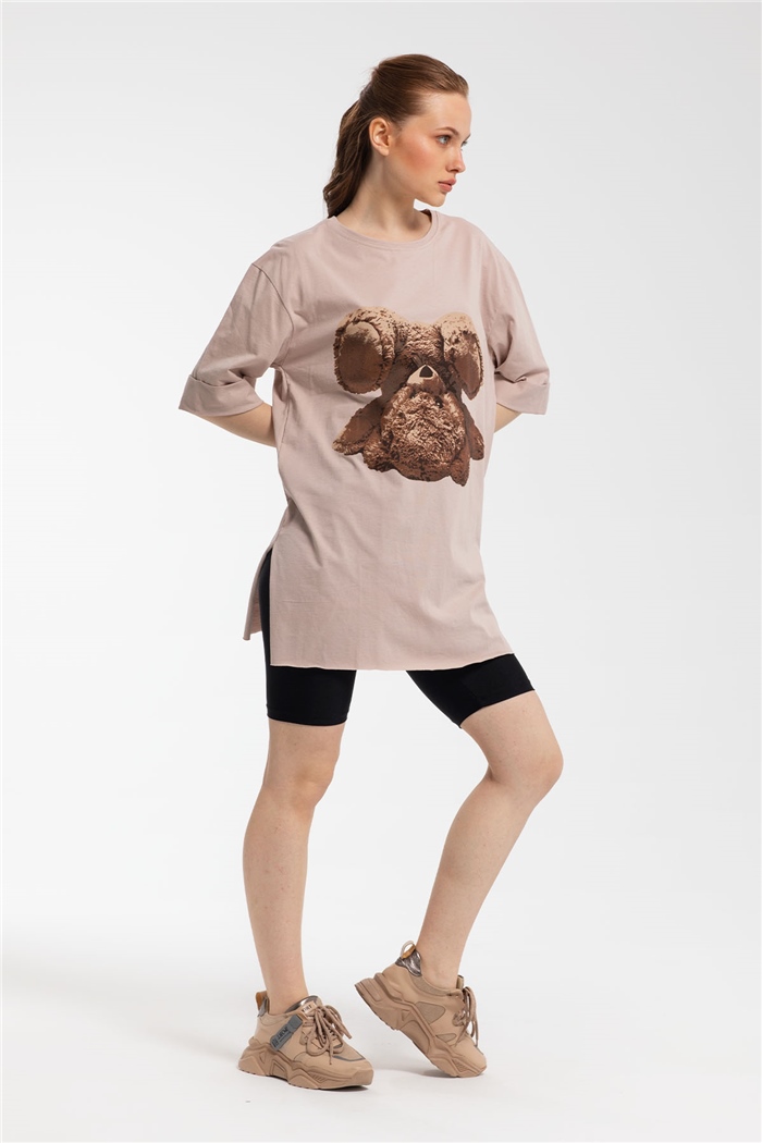 Avrile T-Shirt  BEJ  A21-10456