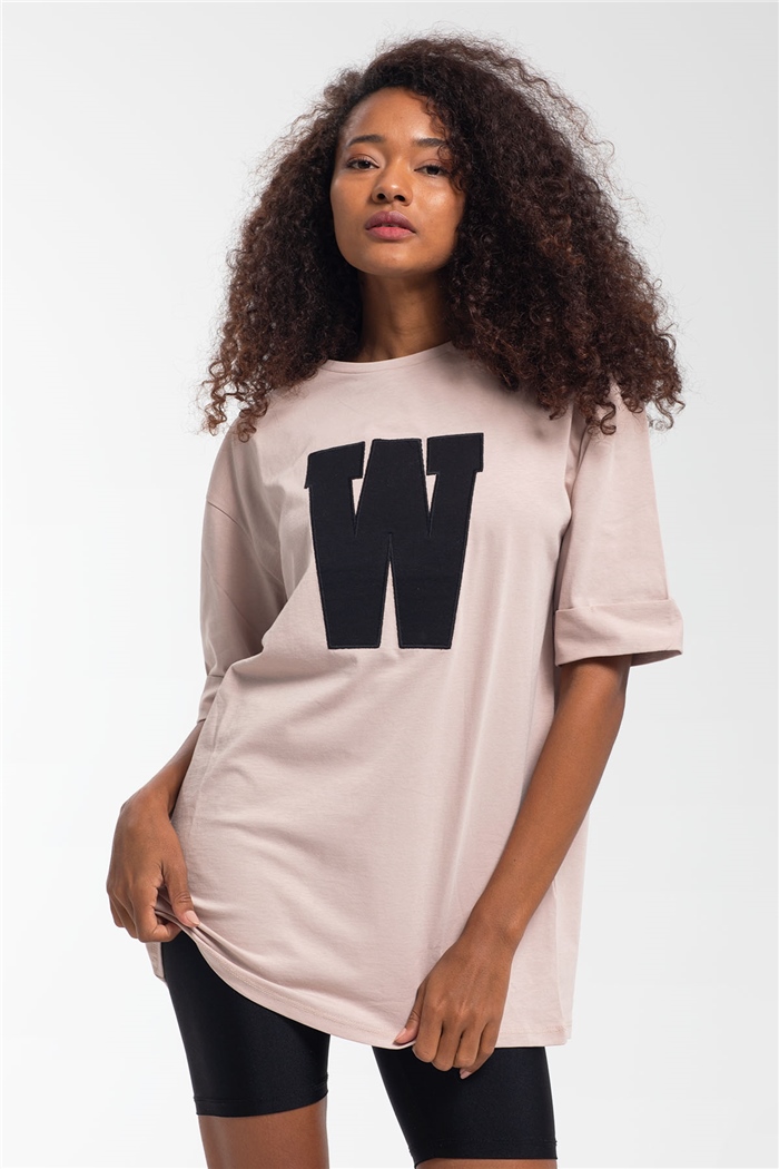 Avrile T-Shirt  BEJ  A21-10464