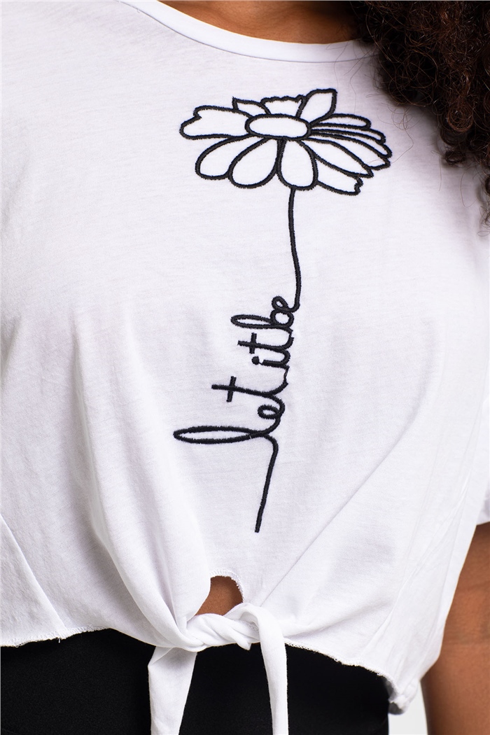 Avrile T-Shirt  BEYAZ  A21-10394