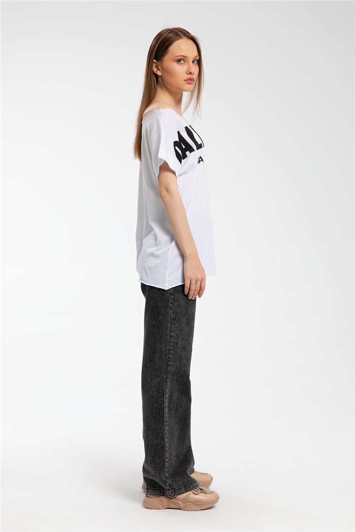 Avrile T-Shirt  BEYAZ  A21-10395