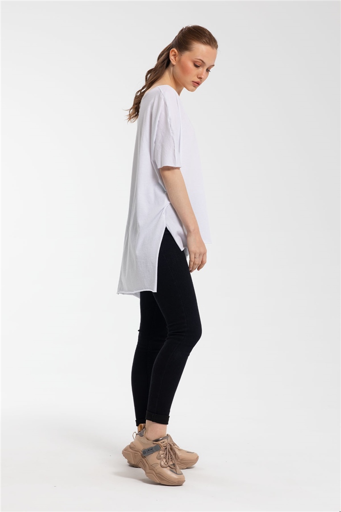 Avrile T-Shirt  BEYAZ  A21-10397