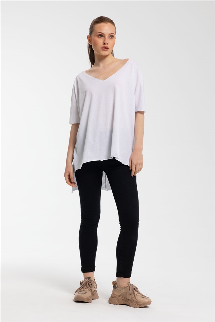 Avrile T-Shirt  BEYAZ  A21-10397