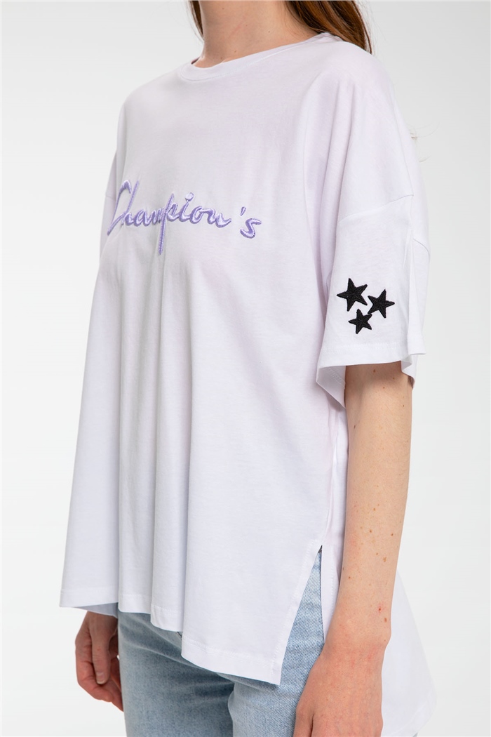 Avrile T-Shirt  BEYAZ  A21-10409