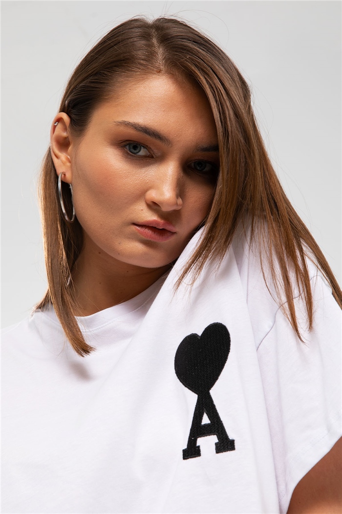 Avrile T-Shirt  BEYAZ  A21-10413