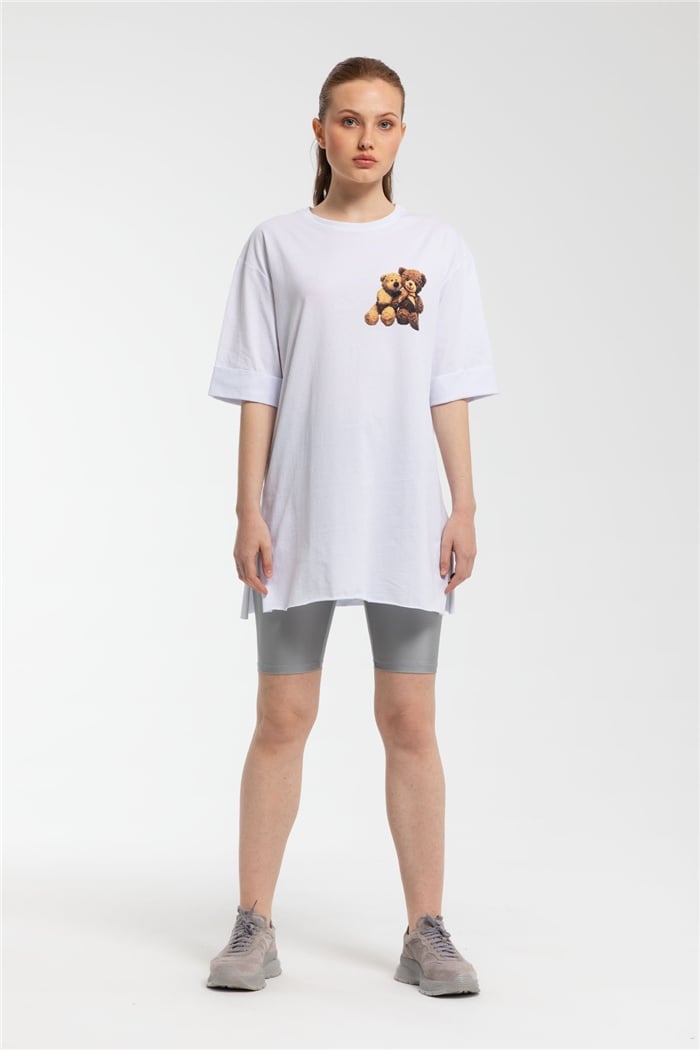 Avrile T-Shirt  BEYAZ  A21-10455