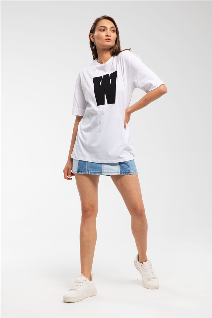 Avrile T-Shirt  BEYAZ  A21-10464