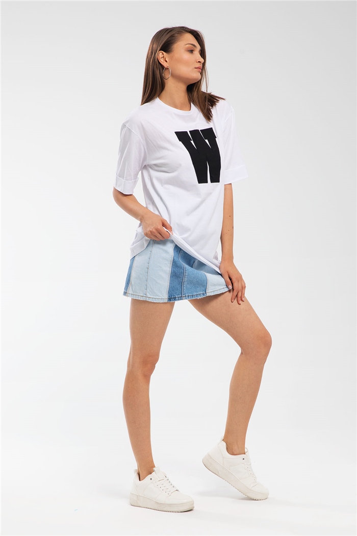 Avrile T-Shirt  BEYAZ  A21-10464