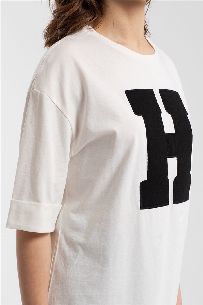 Avrile T-Shirt  EKRU  A21-10446