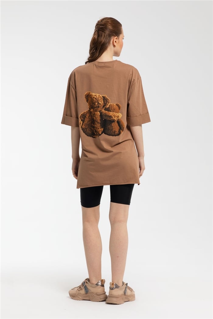 Avrile T-Shirt  KAHVE  A21-10455