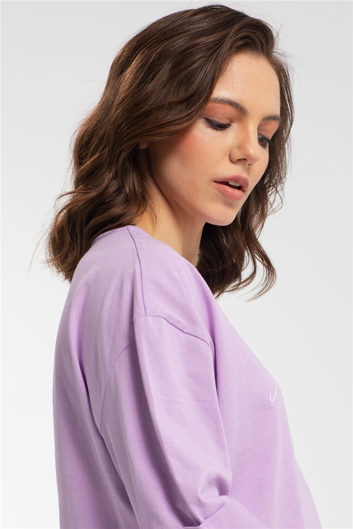 Avrile T-Shirt  LİLA  A21-10437
