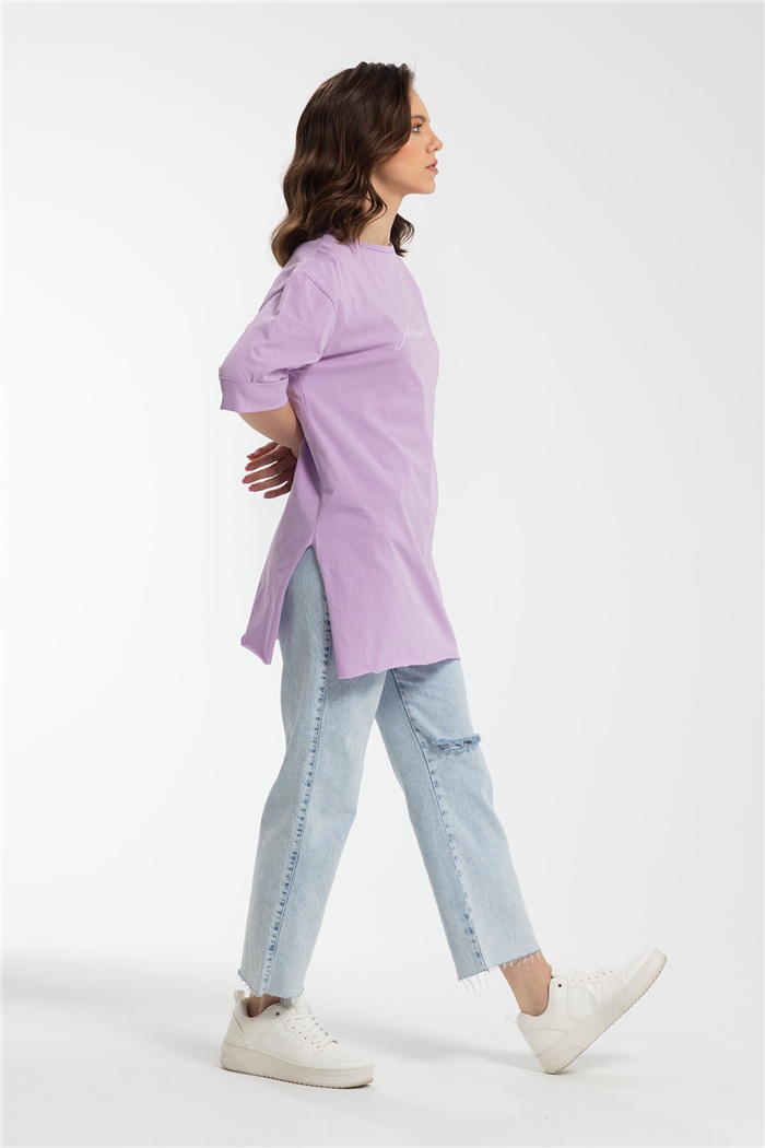 Avrile T-Shirt  LİLA  A21-10437