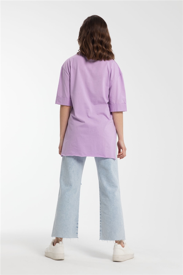 Avrile T-Shirt  LİLA  A21-10437