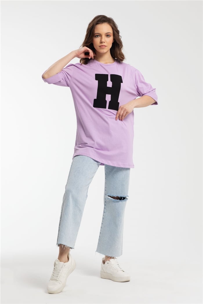 Avrile T-Shirt  LİLA  A21-10446