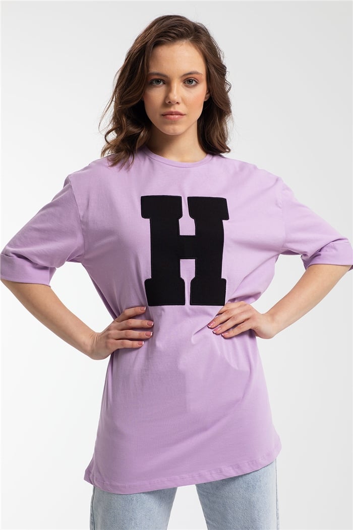 Avrile T-Shirt  LİLA  A21-10446