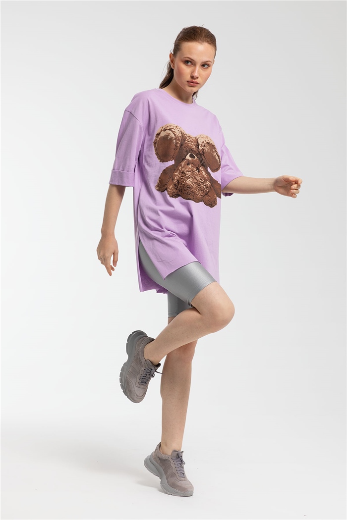 Avrile T-Shirt  LİLA  A21-10456