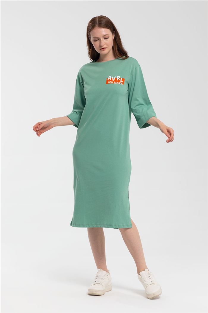 Avrile T-Shirt  MİNT YEŞİLİ  A21-10422