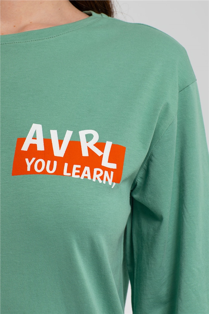 Avrile T-Shirt  MİNT YEŞİLİ  A21-10422