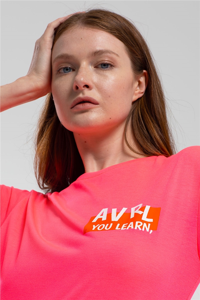 Avrile T-Shirt  NEON FUŞYA  A21-10422