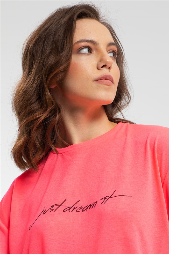 Avrile T-Shirt  NEON FUŞYA  A21-10437