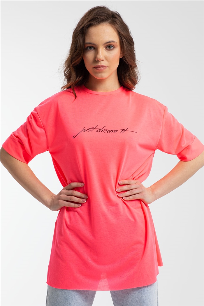 Avrile T-Shirt  NEON FUŞYA  A21-10437