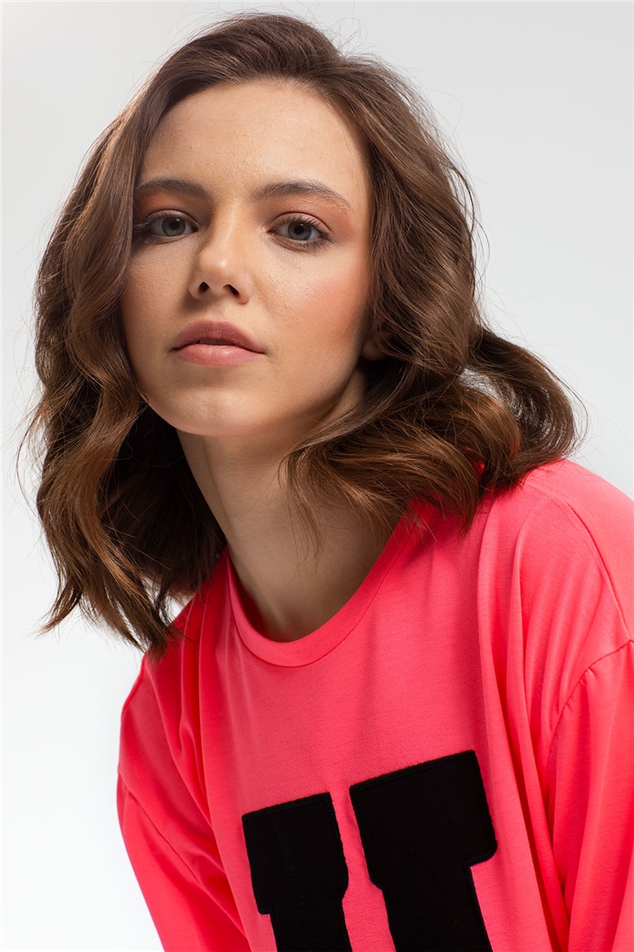 Avrile T-Shirt  NEON FUŞYA  A21-10446