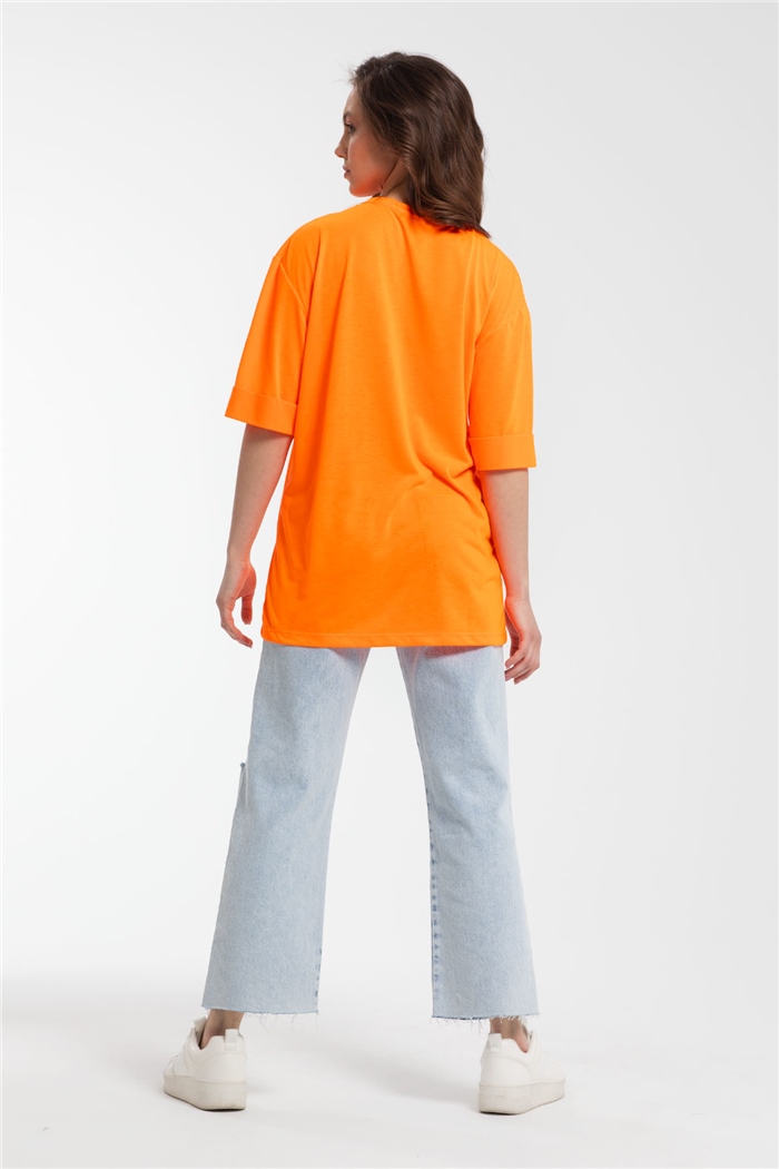 Avrile T-Shirt  NEON ORANJ  A21-10446