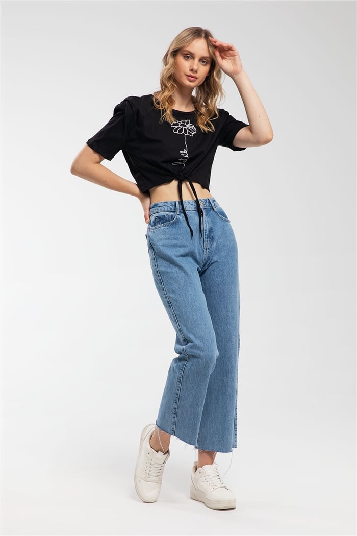 Avrile T-Shirt  SİYAH  A21-10394