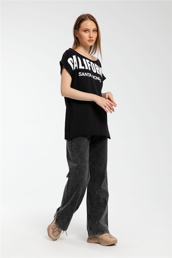 Avrile T-Shirt  SİYAH  A21-10395