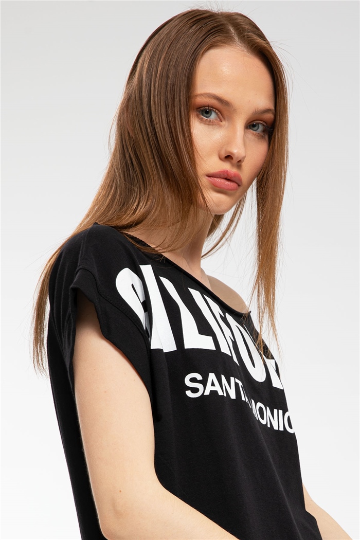Avrile T-Shirt  SİYAH  A21-10395