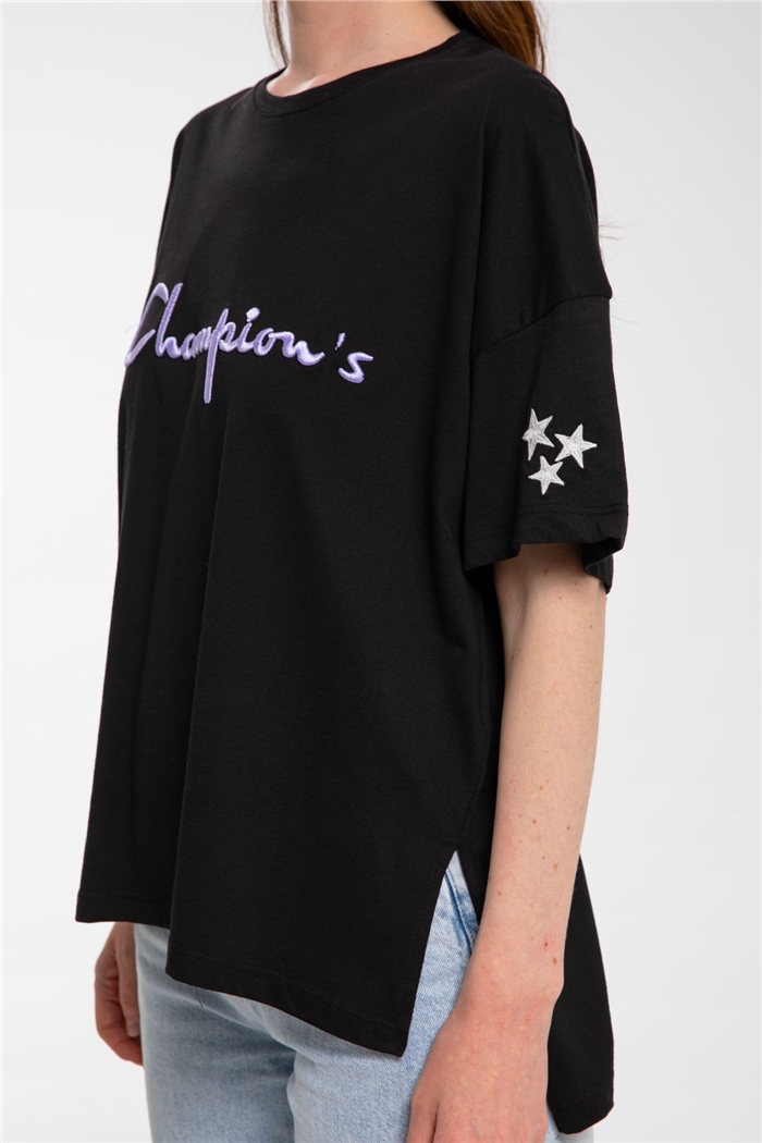 Avrile T-Shirt  SİYAH  A21-10409