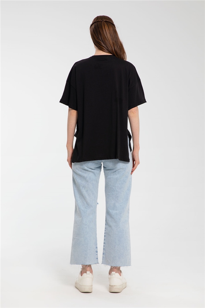 Avrile T-Shirt  SİYAH  A21-10409