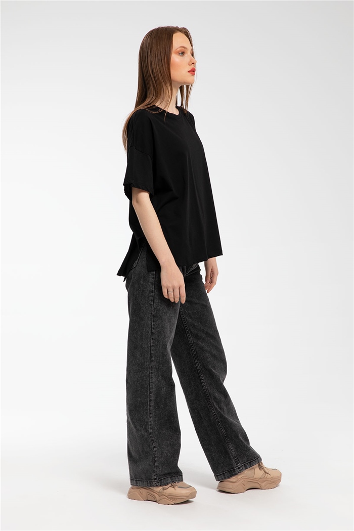 Avrile T-Shirt  SİYAH  A21-10413