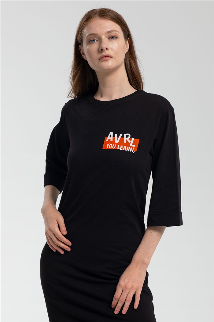 Avrile T-Shirt  SİYAH  A21-10422