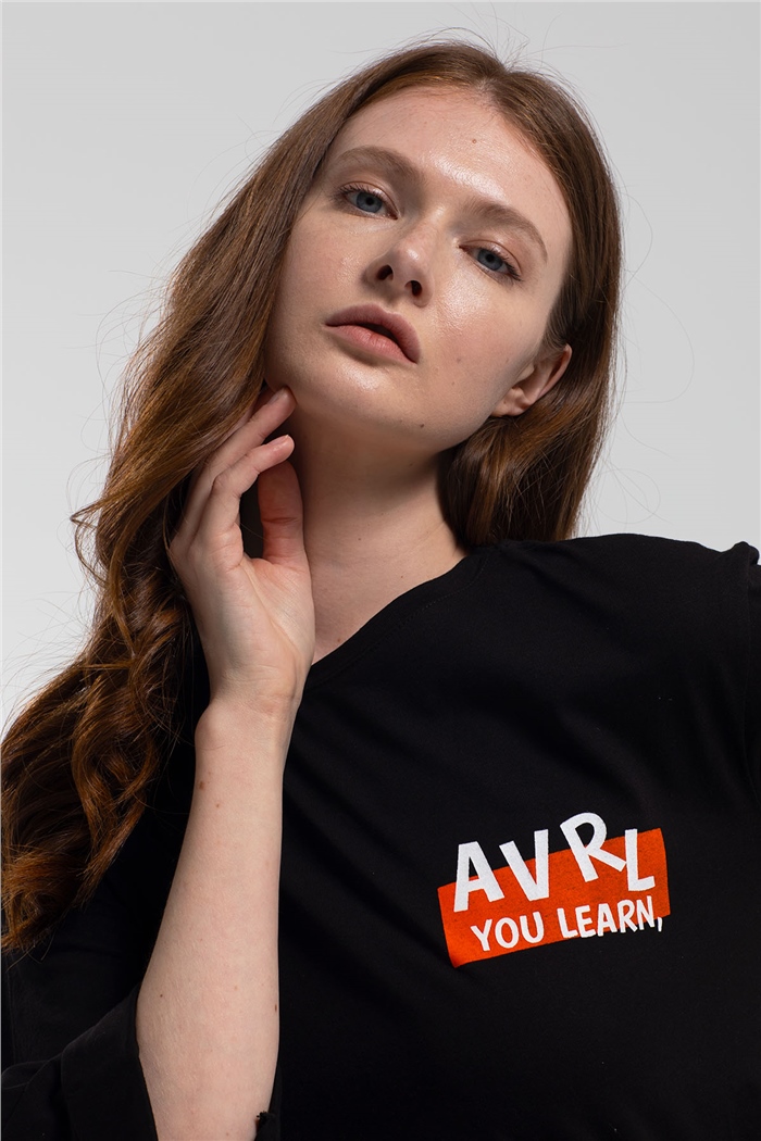 Avrile T-Shirt  SİYAH  A21-10422