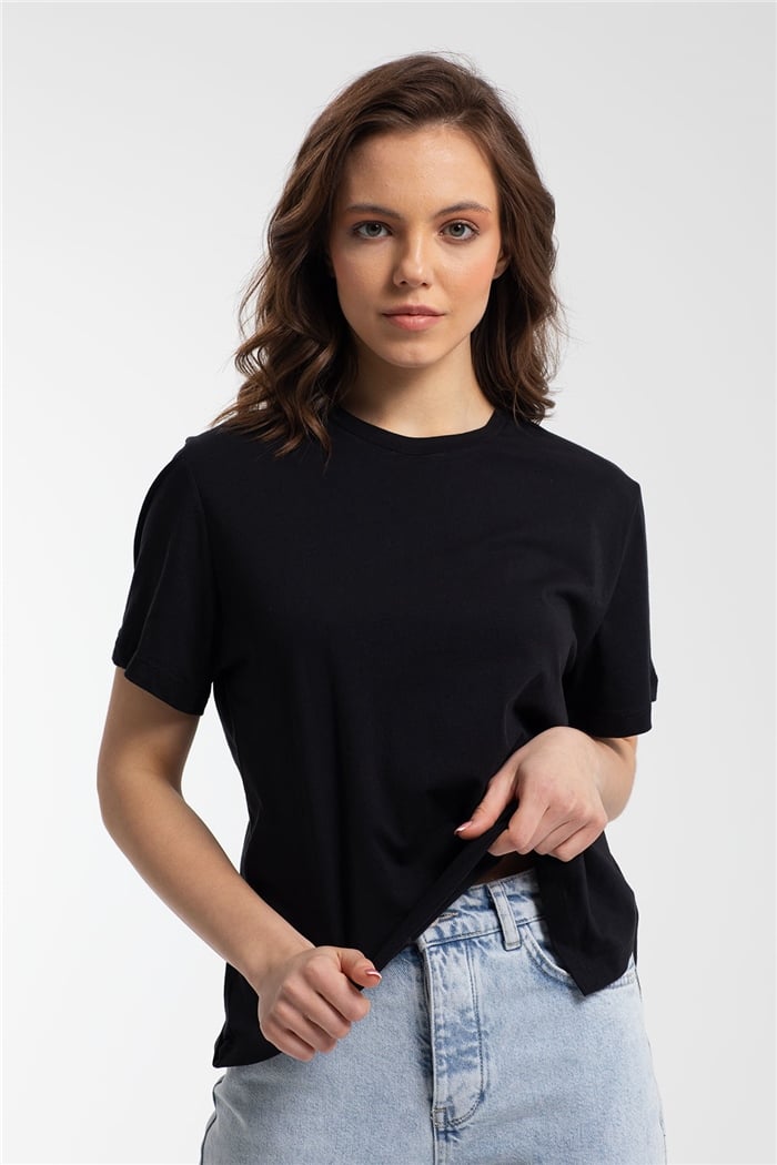 Avrile T-Shirt  SİYAH  A21-10429